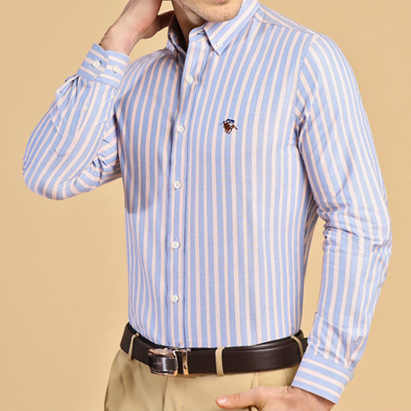 Oxford Cotton Casual Shirt Business - 100% Cotton Áo Sơ Mi Nam