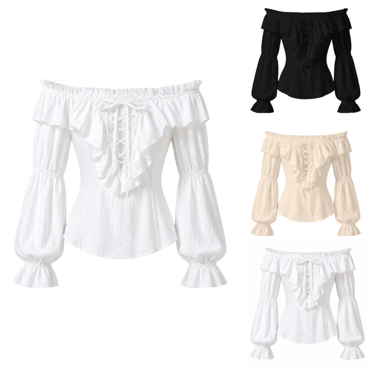 Pirate Blouse Women Medieval P - đánh giá và giá Shirts