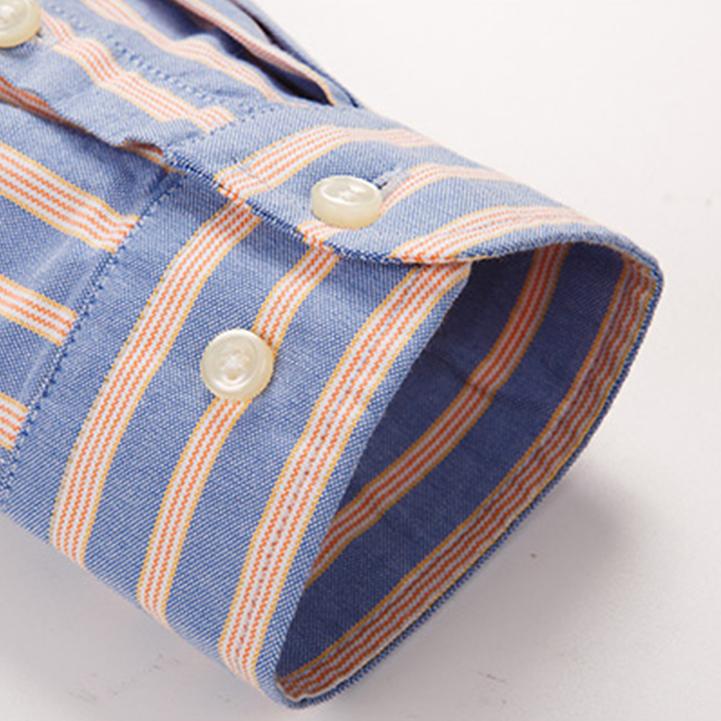100% Cotton Áo Sơ Mi Nam Sọc T - đánh giá và giá Oxford Cotton Casual Shirt Business
