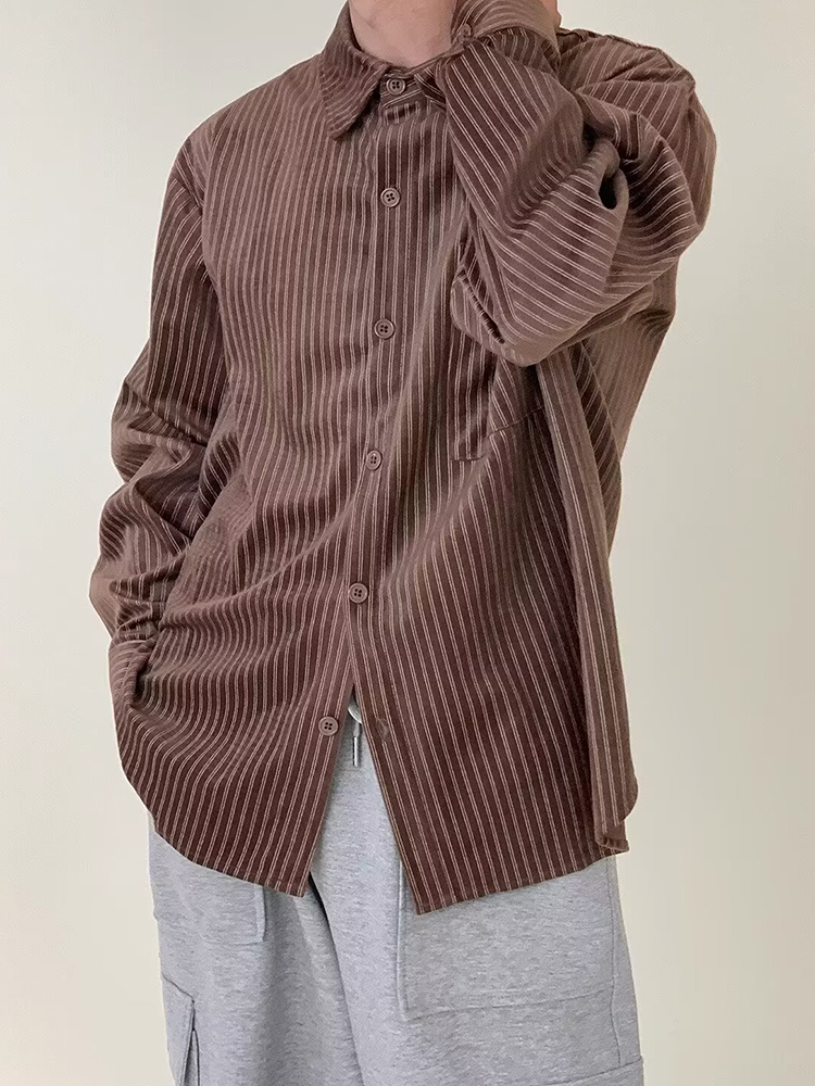 Stylish Mens Long Sleeve Cordu - đánh giá và giá Corduroy Button Up Shirt Men