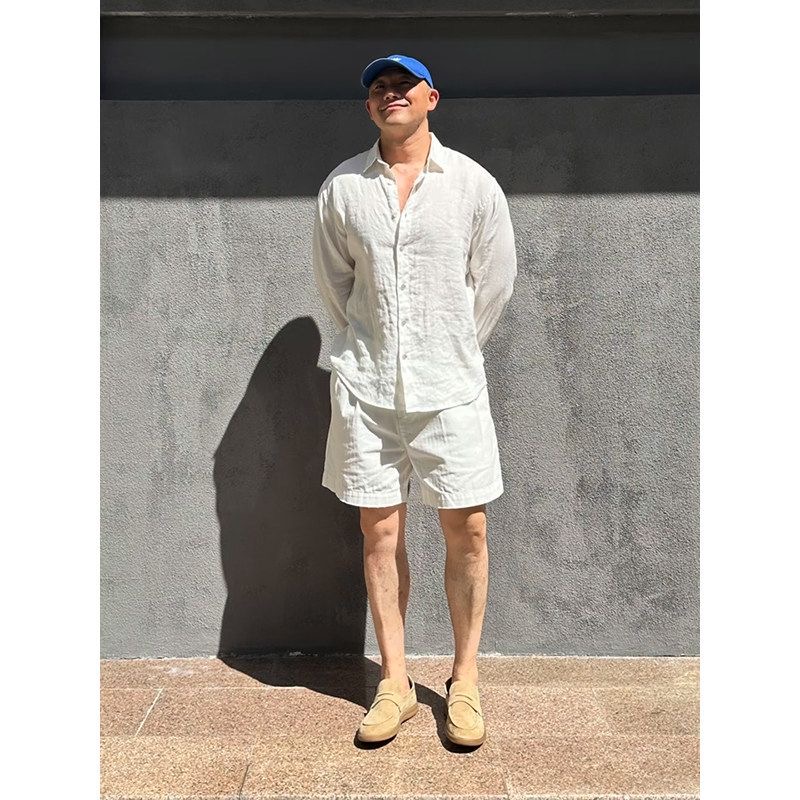 Light Luxury Men's Linen Sun P - đánh giá và giá Mens Linen Shirt Long Sleeve