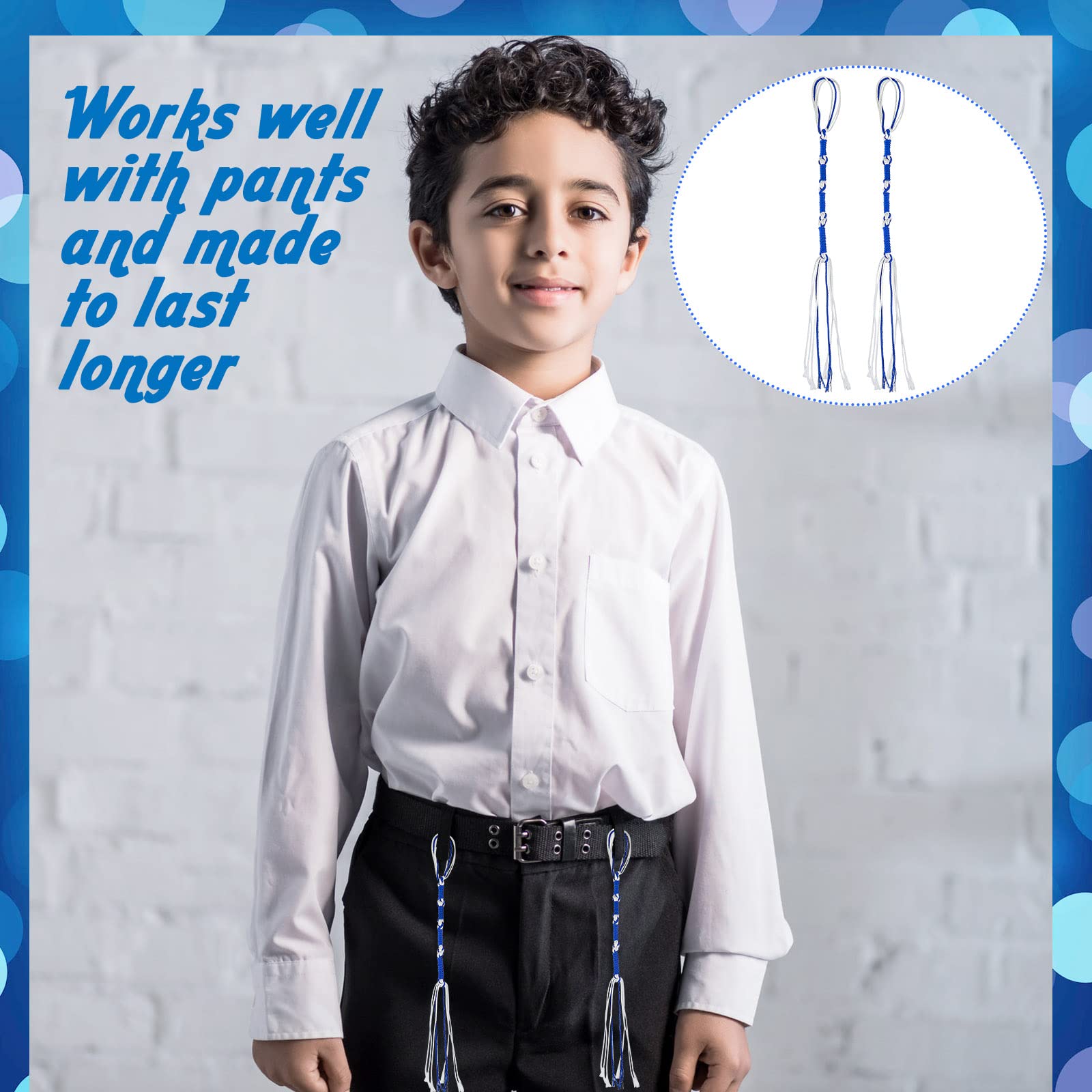 8/16 Pcs Blue White Hebrew Tzi - đánh giá và giá Jeans