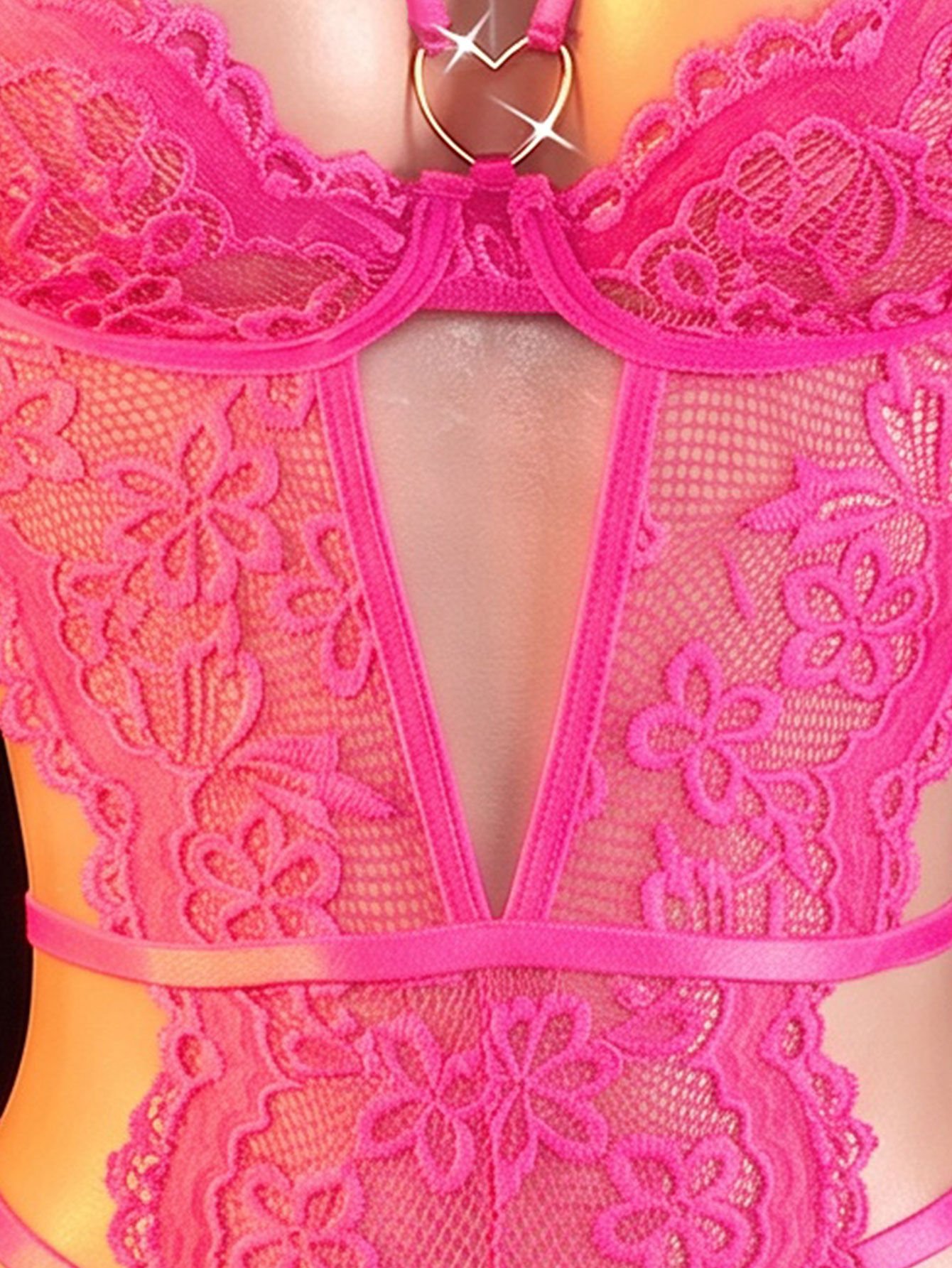 One-piece Hollow Transparent L - đánh giá và giá Underwear
