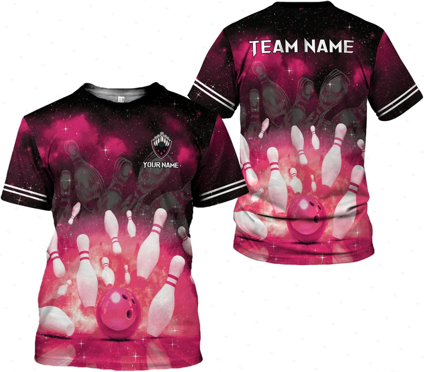 Custom Name Gradient Bowling F - đánh giá và giá Short Sleeve Bowling Shirt Retro