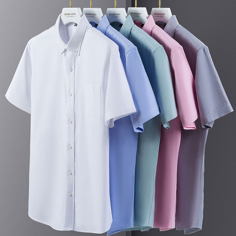 Summer new 100% cotton Oxford  - đánh giá và giá Oxford Cotton Casual Shirt Business