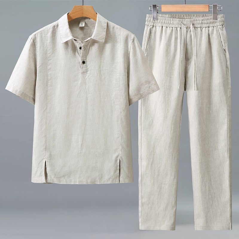 Spring/Summer Fashion Retro Sp - đánh giá và giá Mens Linen Shirt Long Sleeve