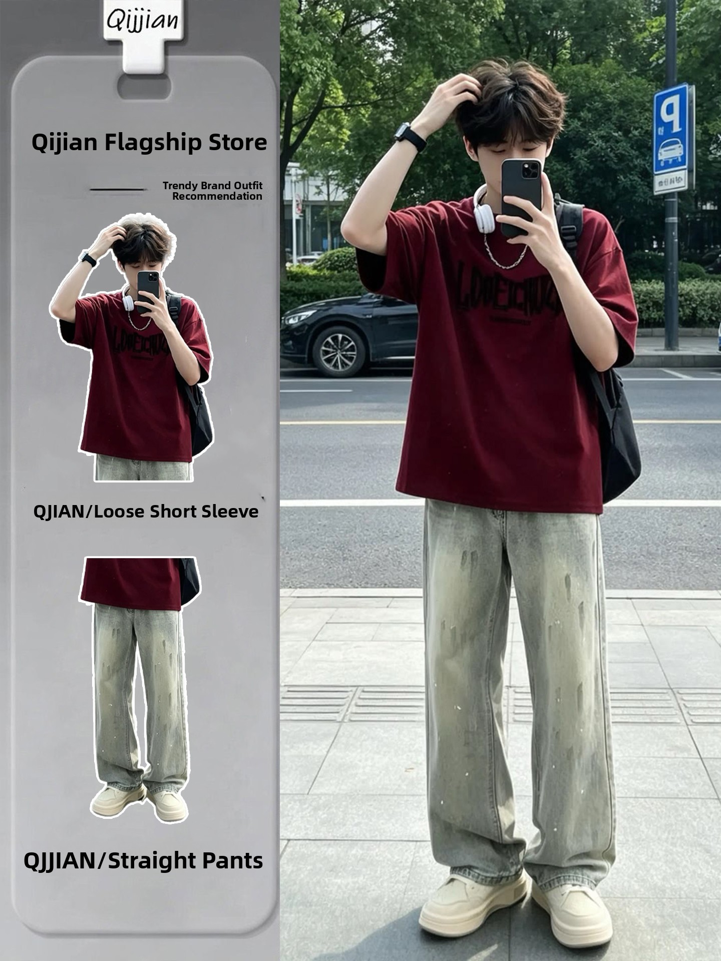 Cool Men's Summer Outfit Set T - đánh giá và giá Jeans