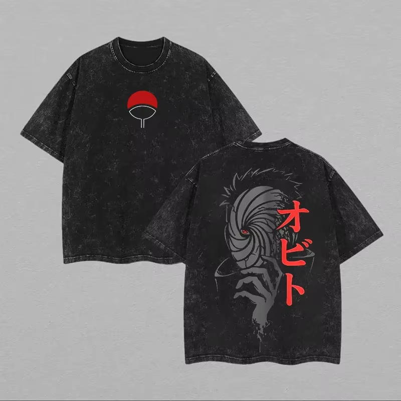 Naruto Obito Uchiha T Shirt Ma - đánh giá và giá Acid Wash Vintage Graphic T Shirt