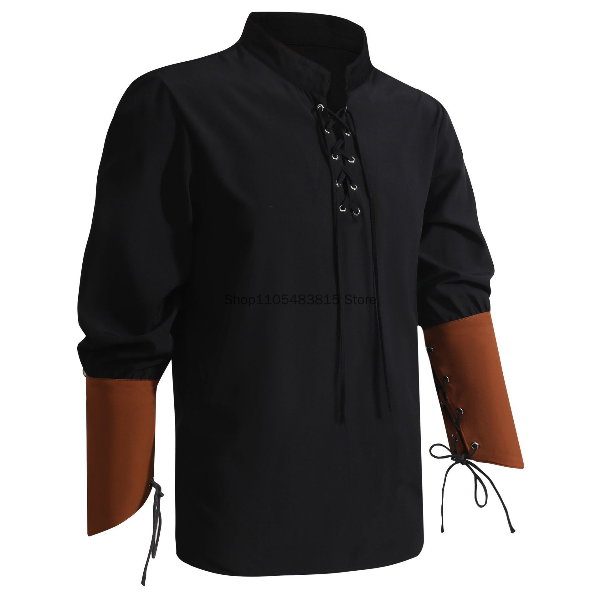 Pirate Shirt for Men - Medieva - đánh giá và giá Medieval Gothic Lace Up Pirate Shirt