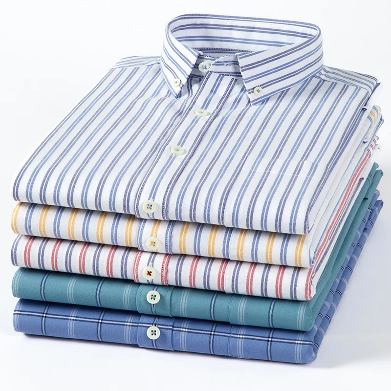2023 New Pure Cotton Oxford Me - đánh giá và giá Oxford Cotton Casual Shirt Business