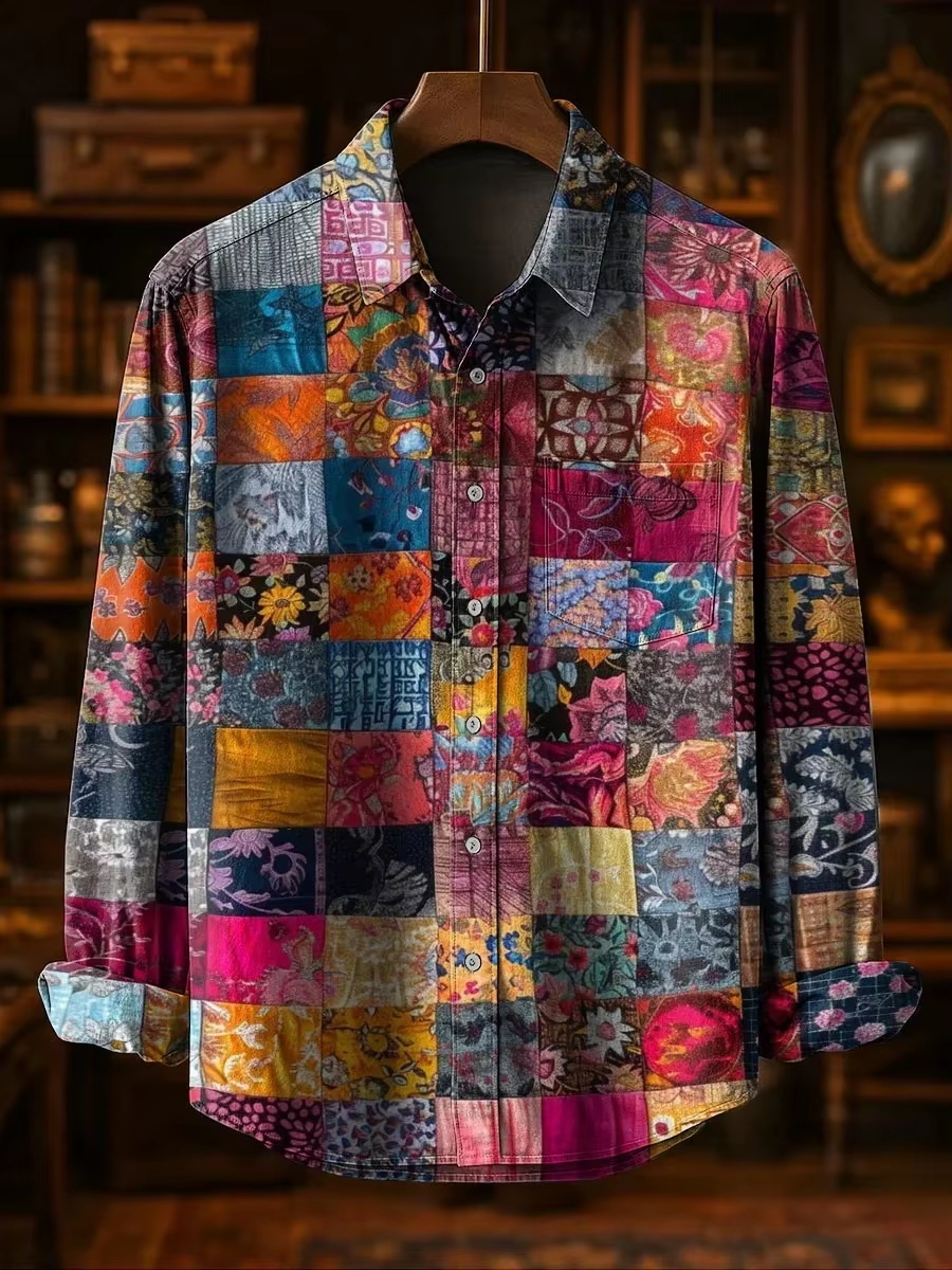 Men's Fashion Casual Fashion P - đánh giá và giá Mens Linen Shirt Long Sleeve